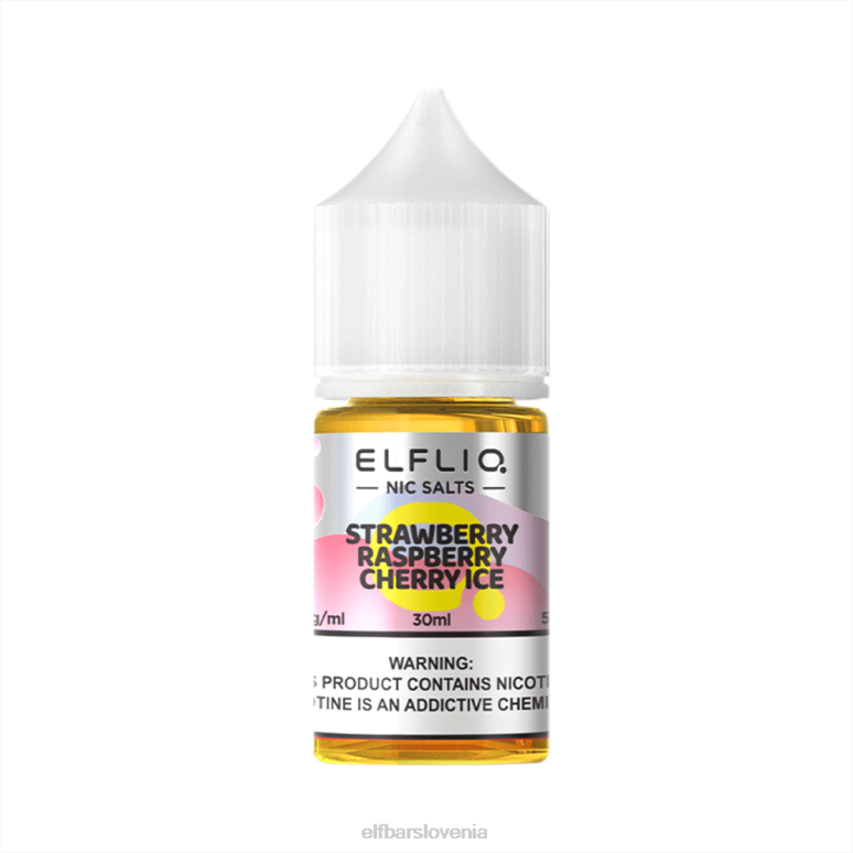 ELFBAR ELFLIQ Nic sol 30ml jagodna malina češnjev led 624HX32
