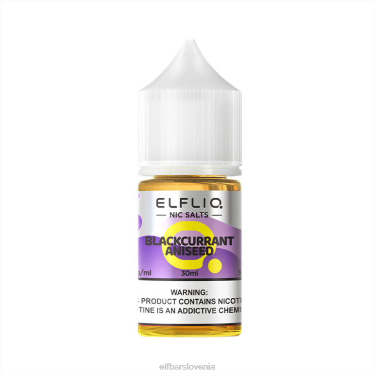 ELFBAR ELFLIQ Nic sol 30ml črni ribez janež 624HX9