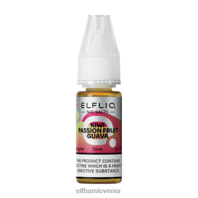 elfbar elfliq kivi pasijonka guava nične soli - 10 ml-10 mg/ml 42VJN209