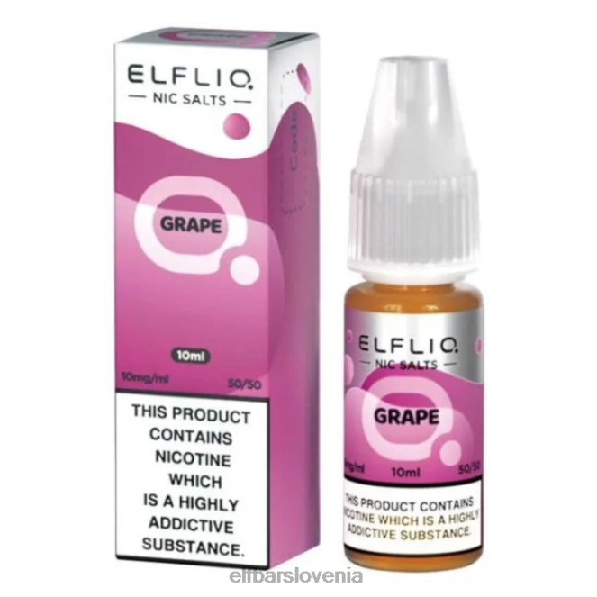 elfbar elfliq nične soli - grozdje - 10 ml-10 mg/ml 42VJN191