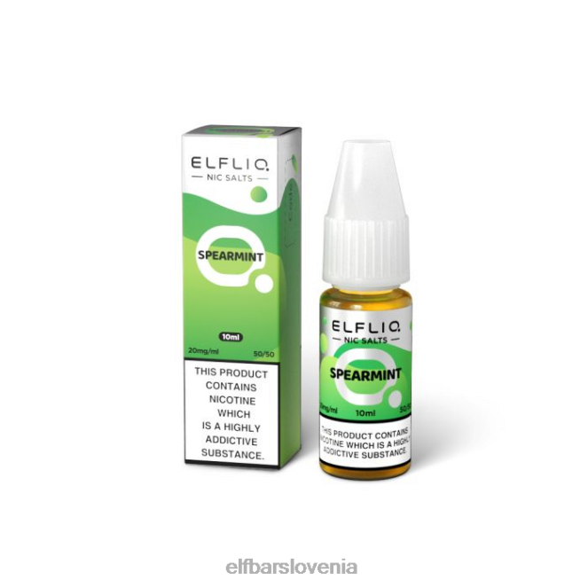 elfbar elfliq nične soli zelene mete - 10 ml-20 mg/ml 42VJN208