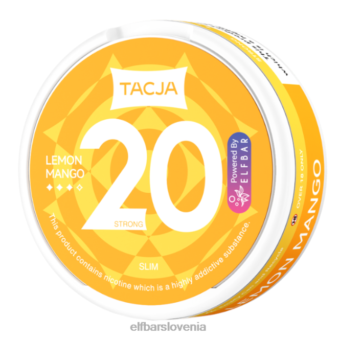 elfbar tacja nikotinska vrečka - limona mango - 1pk-20mg/g 42VJN224