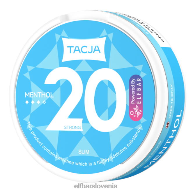 elfbar tacja nikotinska vrečka - mentol - 1pk-18mg/g 42VJN222