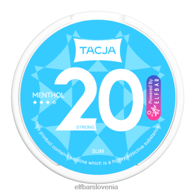 elfbar tacja nikotinska vrečka - mentol - 1pk-20mg/g 42VJN223
