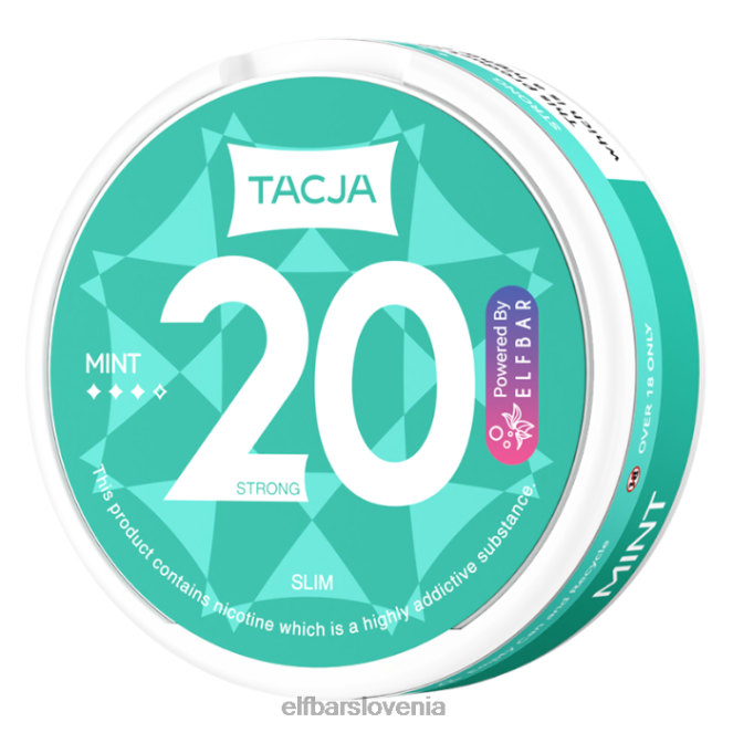 elfbar tacja nikotinska vrečka - mint - 1pk-12mg/g 42VJN231