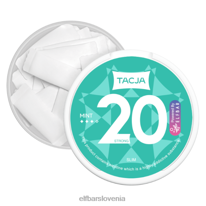 elfbar tacja nikotinska vrečka - mint - 1pk-18mg/g 42VJN232