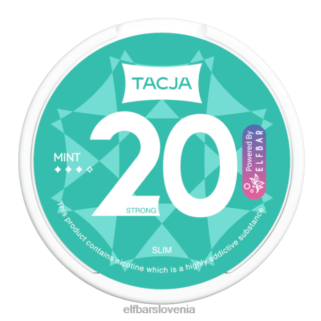 elfbar tacja nikotinska vrečka - mint - 1pk-20mg/g 42VJN233