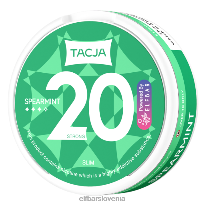 elfbar tacja nikotinska vrečka - spearmint - 1pk-12mg/g 42VJN225