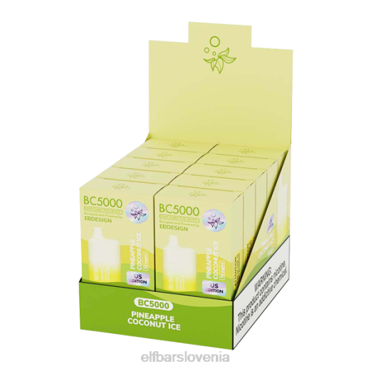 ELFBAR ananas kokosov led bc5000 potrošnik - enojni V62039