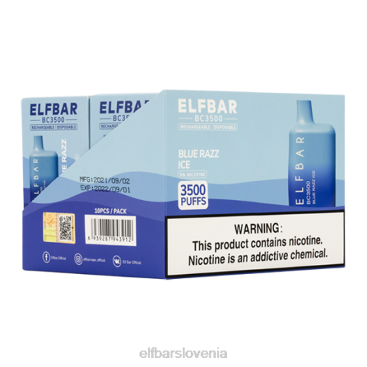 ELFBAR blue razz ice 3500 potrošnik - enkratno - 50 mg V62055