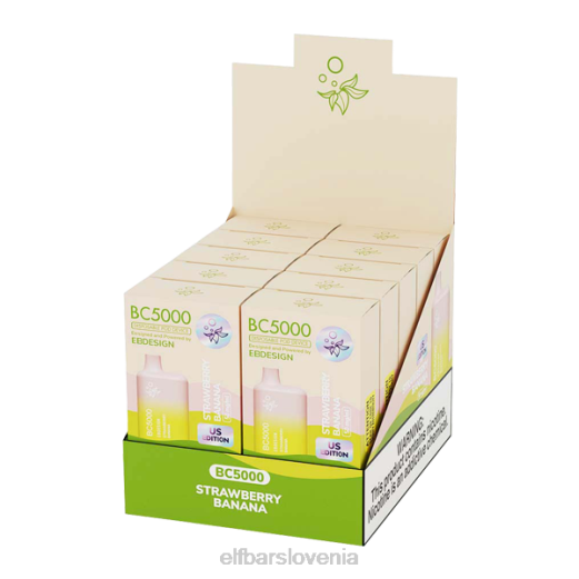 ELFBAR jagoda banana bc5000 potrošnik - enkratno - 50 mg V62041