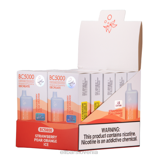 ELFBAR jagoda hruška pomaranča led bc5000 potrošnik - 40 mg - enkratno V62020
