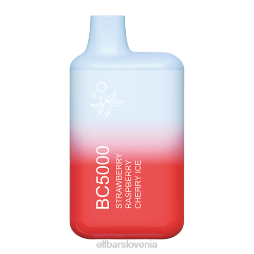 ELFBAR jagoda malina češnja led bc5000 potrošnik - 50 mg - enkratno V62019