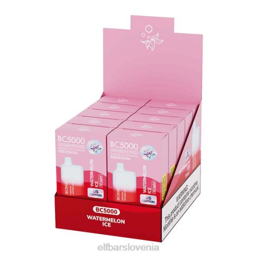 ELFBAR lubenica led bc5000 potrošnik - enkratno - 40 mg V6207