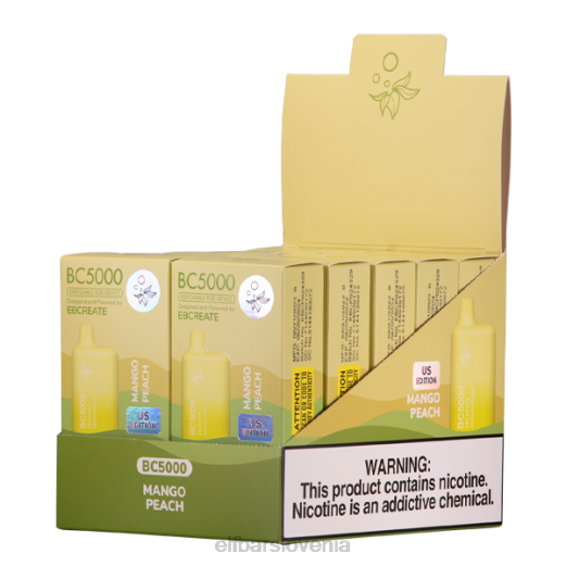 ELFBAR mango breskev bc5000 potrošnik - enojni V62053