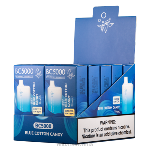 ELFBAR modri bombažni bonbon bc5000 potrošnik - 50 mg - enojni V62050