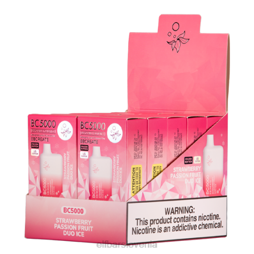 ELFBAR strawberry passion fruit duo ice bc5000 potrošnik - 50 mg - enojni V62028