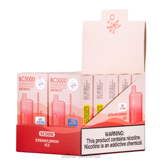 ELFBAR strawlemon ice bc5000 potrošnik - 40 mg - enkratno V62051