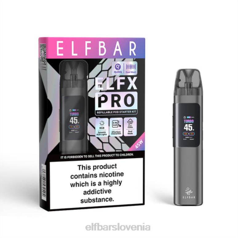 ELFBAR ELFX Pro Odprite napravo siva 624HX3