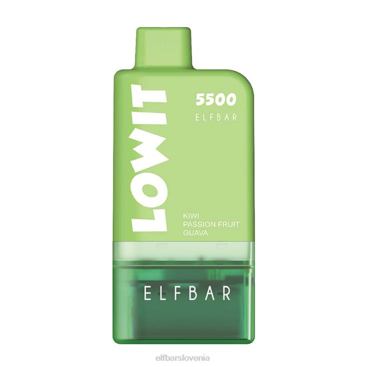 ELFBAR prednapolnjen komplet lowit 5500 2 %nic kivi pasijonka guava 80DD6124