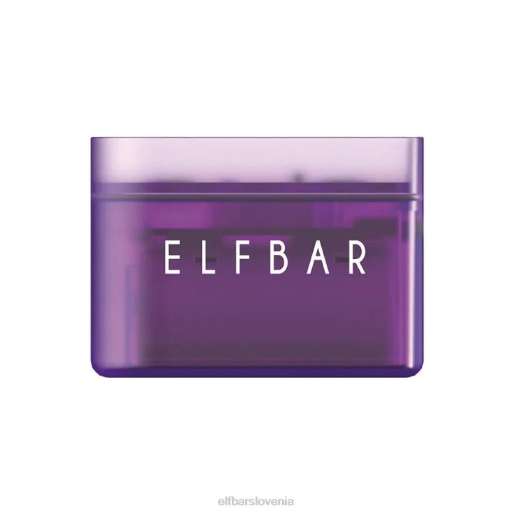 ELFBAR vnaprej napolnjen komplet lowit 5500 2% limonada iz češnje in grozdja strok limonade iz češnje in grozdja + vijolična baterija 80DD6135