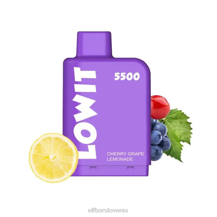 ELFBAR vnaprej napolnjen strok lowit 5500 vdihov 2% nic češnjeva grozdna limonada 80DD6148