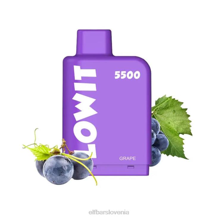 ELFBAR vnaprej napolnjen strok lowit 5500 vdihov 2% nic mešano jagodičje 80DD6143