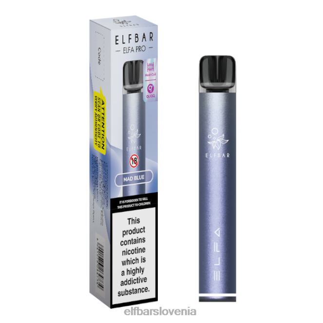 elfbar elfa pro pod kit - za ponovno polnjenje 42VJN74 twilight purple + mad modra napolnjena stroka