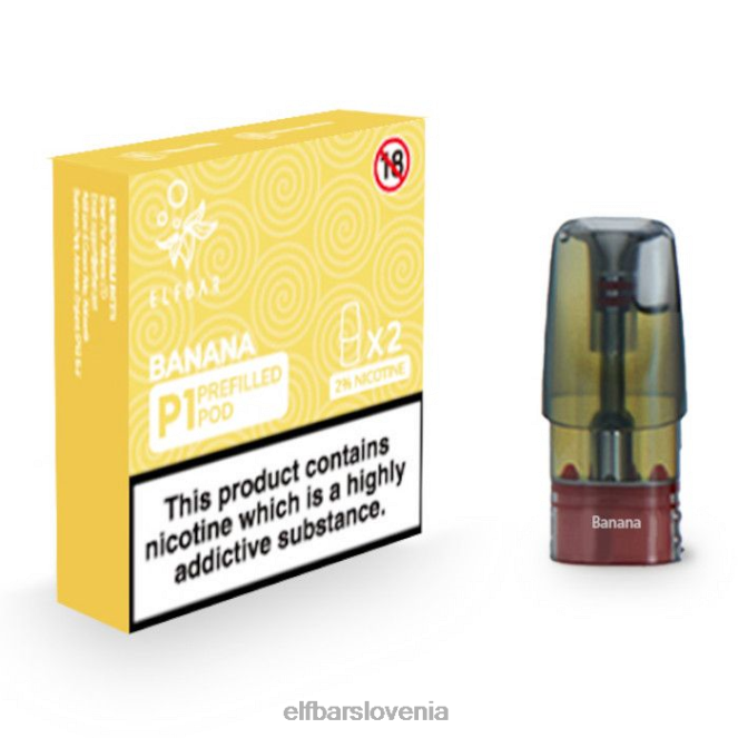 elfbar mate 500 p1 napolnjeni kapsuli - 20 mg (2 paketa) 42VJN143 banana