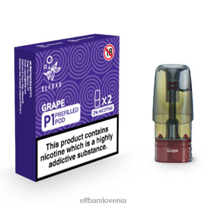 elfbar mate 500 p1 napolnjeni kapsuli - 20 mg (2 paketa) 42VJN145 grozdje