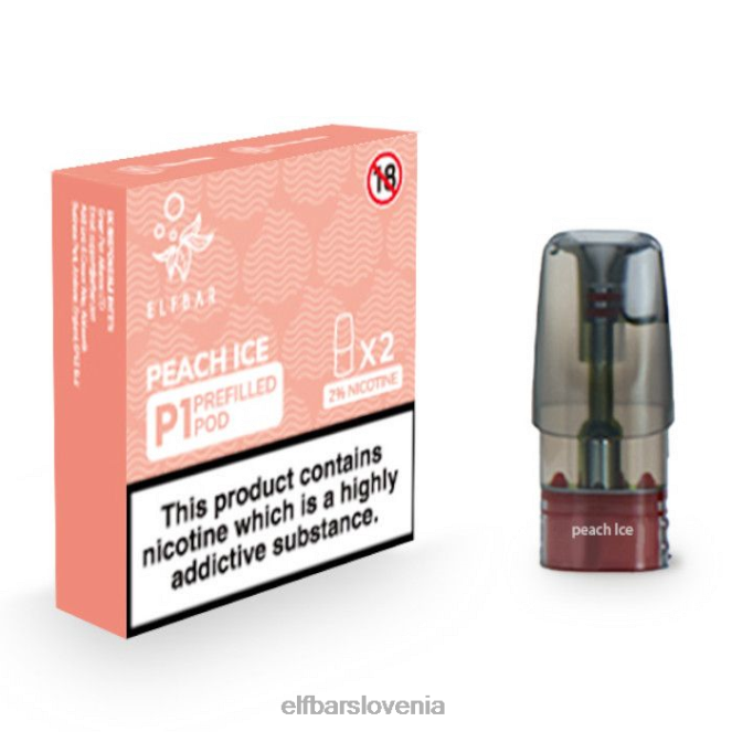 elfbar mate 500 p1 napolnjeni kapsuli - 20 mg (2 paketa) 42VJN152 breskov led