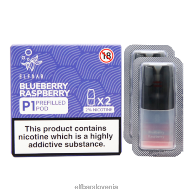 elfbar mate 500 p1 napolnjeni stroki - 20 mg (2 paketa) ananasov led 42VJN151