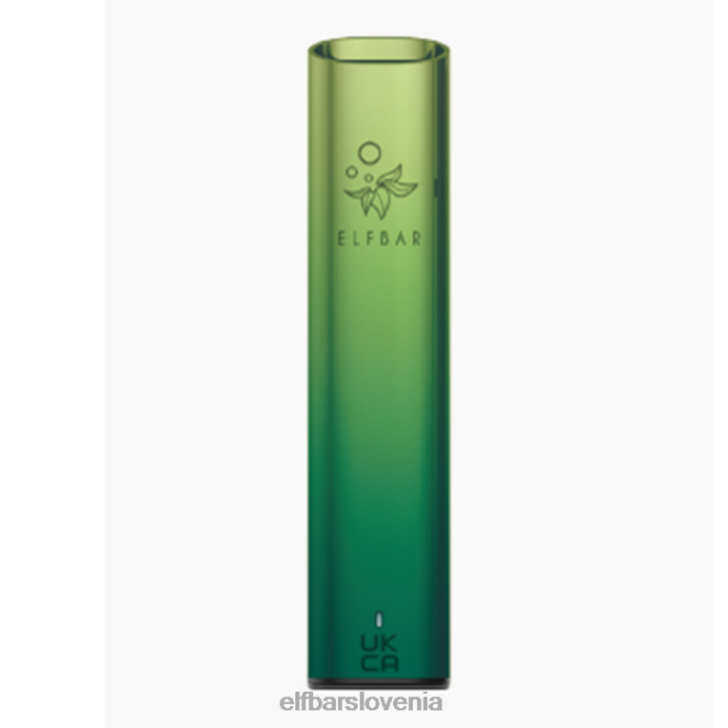 elfbar mate 500 pod vape komplet - 500mah baterija 42VJN137 aurora zelena