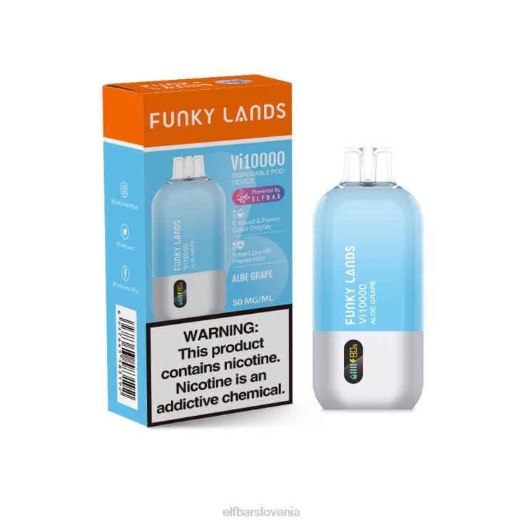 ELFBAR Funky Lands najboljšega okusa za enkratno uporabo vape serije vi10000 grozdja aloe grozdje 80DD6149