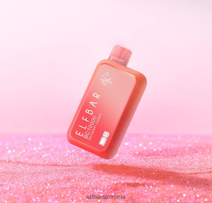 ELFBAR Puff - ELFBAR BC10000 za enkratno uporabo vape sunit edition rdeča jagodna češnja 40H44