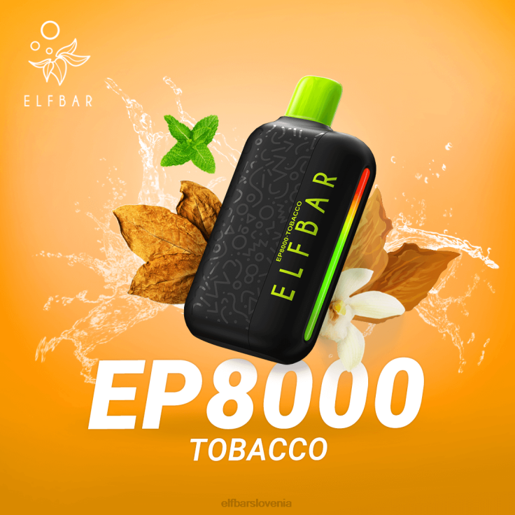 ELFBAR Vape za enkratno uporabo new ep8000 puffs led iz lubenice 80DD662