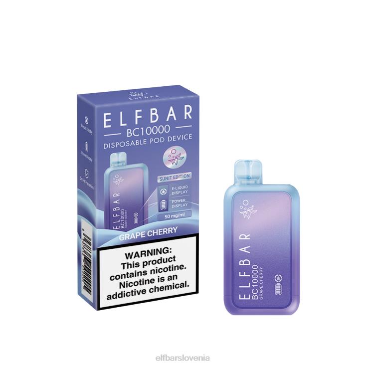 ELFBAR Vape za enkratno uporabo nov bc10000 10000puffs grozdna češnja 80DD640