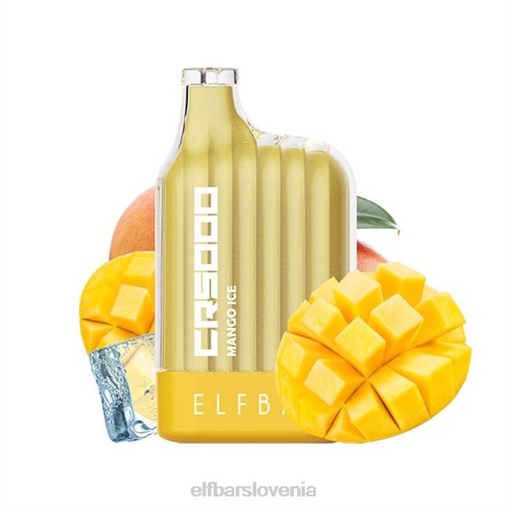 ELFBAR cr5000 vape za enkratno uporabo 5000 vpihov mangov led 80DD630