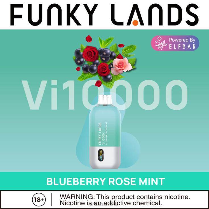 ELFBAR funky lands vape za enkratno uporabo vi10000 puffs borovnica vrtnica meta 80DD6163