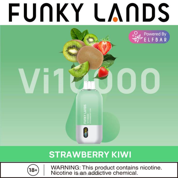 ELFBAR funky lands vape za enkratno uporabo vi10000 puffs jagodni kivi 80DD6161