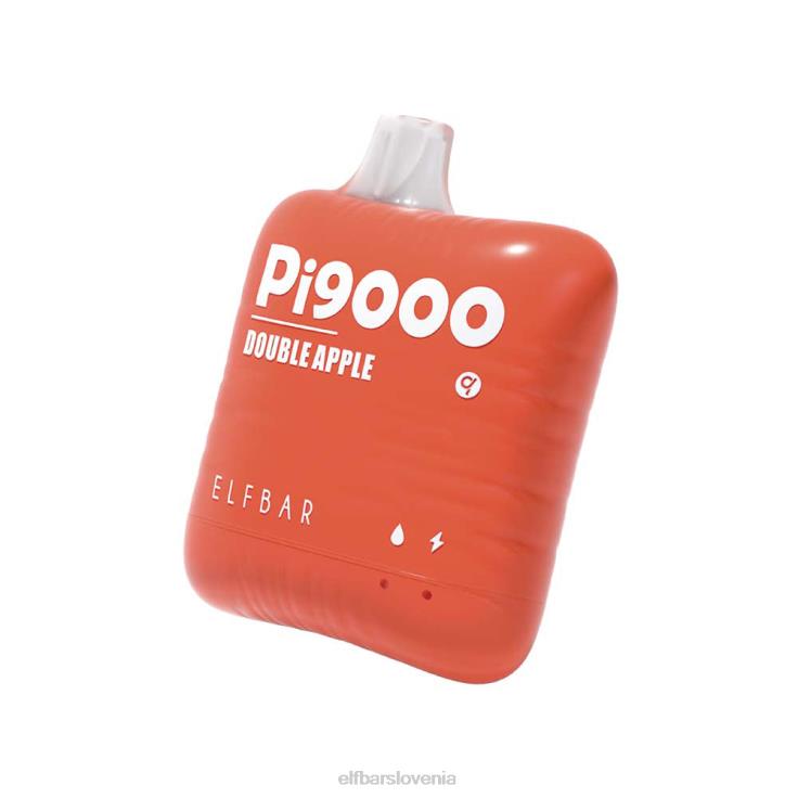 ELFBAR pi9000 vape za enkratno uporabo 9000 vpihov dvojno jabolko 80DD6106