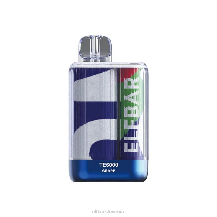 ELFBAR vape te6000 za enkratno uporabo grozdje 80DD686