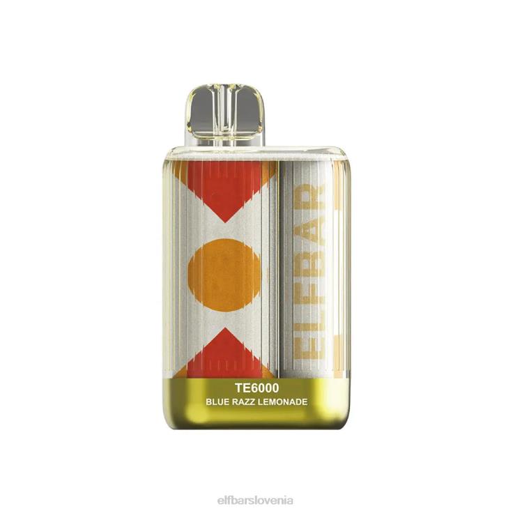 ELFBAR vape te6000 za enkratno uporabo jabolko breskev 80DD692