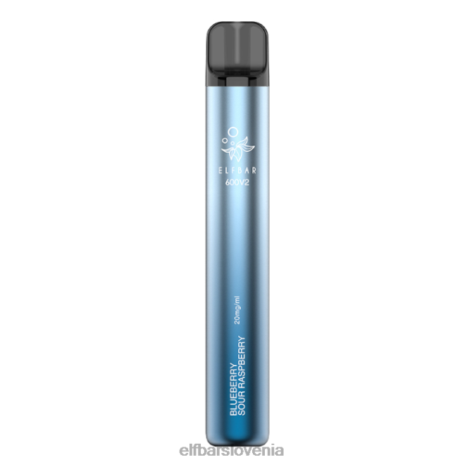 elfbar 600v2 vape za enkratno uporabo - 20 mg 42VJN10 borovnica kisla malina