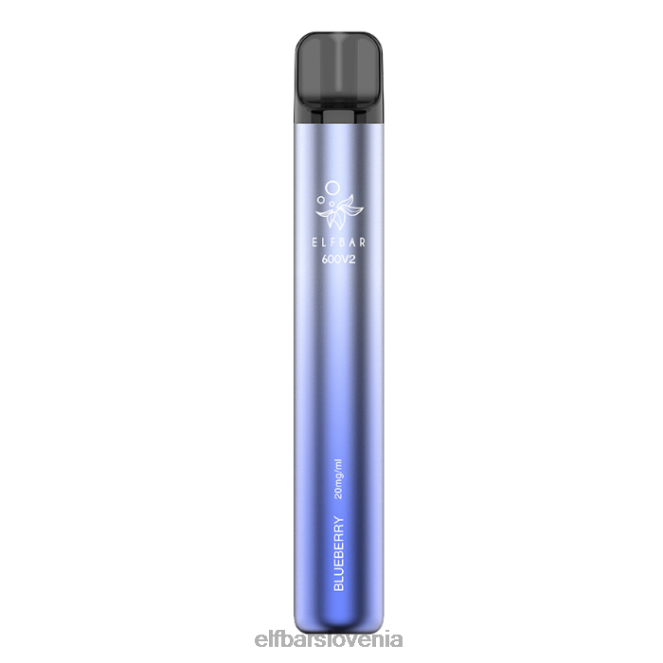elfbar 600v2 vape za enkratno uporabo - 20 mg 42VJN1 borovnica