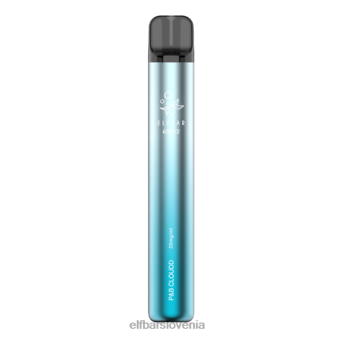 elfbar 600v2 vape za enkratno uporabo - 20 mg 42VJN25 p&b oblak