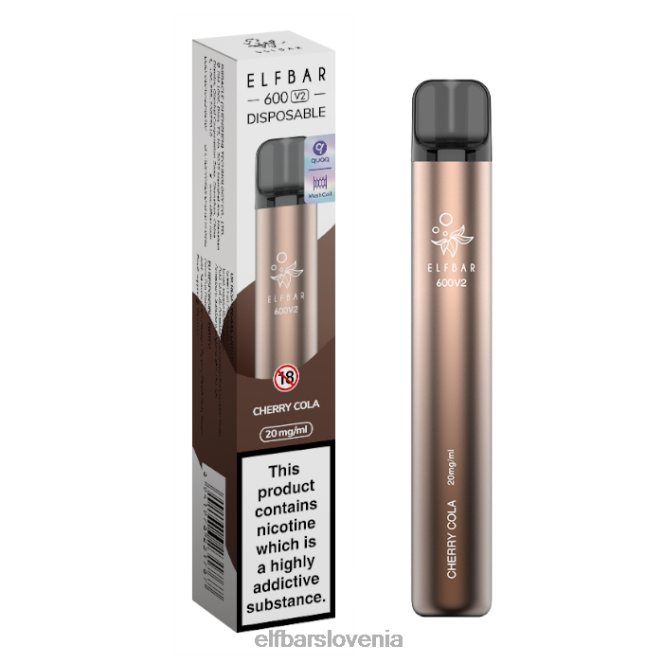 elfbar 600v2 vape za enkratno uporabo - 20 mg 42VJN8 češnjeva kola